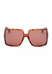 Max Mara 58MM Square Sunglasses