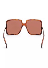 Max Mara 58MM Square Sunglasses