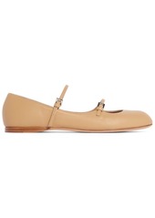 Max Mara 5mm Circus Leather Ballerinas