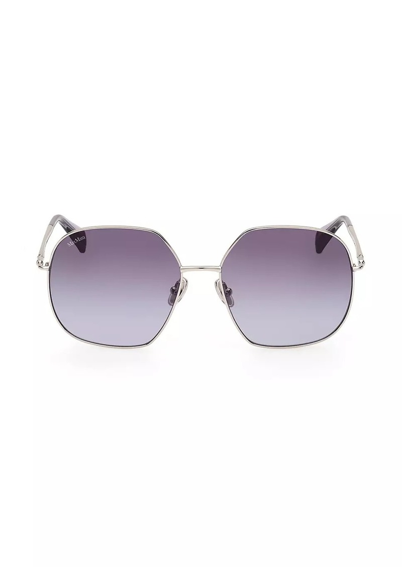 Max Mara 60MM Geometric Sunglasses