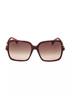 Max Mara 60MM Square Sunglasses