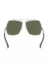 Max Mara 64MM Geometric Sunglasses