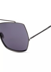 Max Mara 64MM Geometric Sunglasses