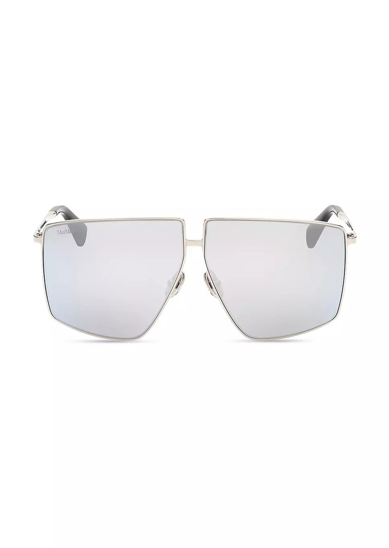 Max Mara 64MM Geometric Sunglasses