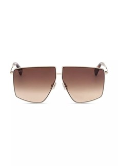 Max Mara 64MM Geometric Sunglasses