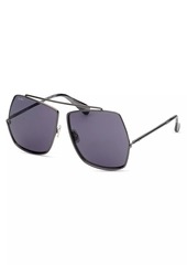 Max Mara 64MM Geometric Sunglasses