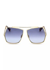 Max Mara 64MM Geometric Sunglasses