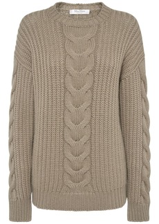 Max Mara Acciaio1234 Cotton Rib Knit Sweater
