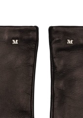 Max Mara Afidee Smooth Leather Gloves