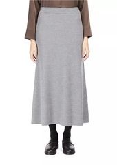 Max Mara Agile Wool Knit Midi-Skirt