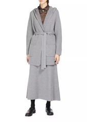 Max Mara Agile Wool Knit Midi-Skirt