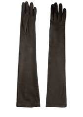 Max Mara Amica Leather Long Gloves