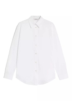 Max Mara Antille Stretch-Cotton Button-Front Shirt