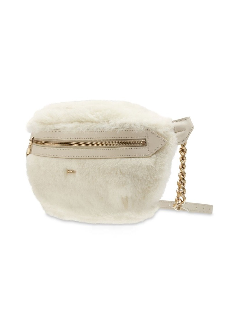 Teddy Banane wool and silk-blend belt bag