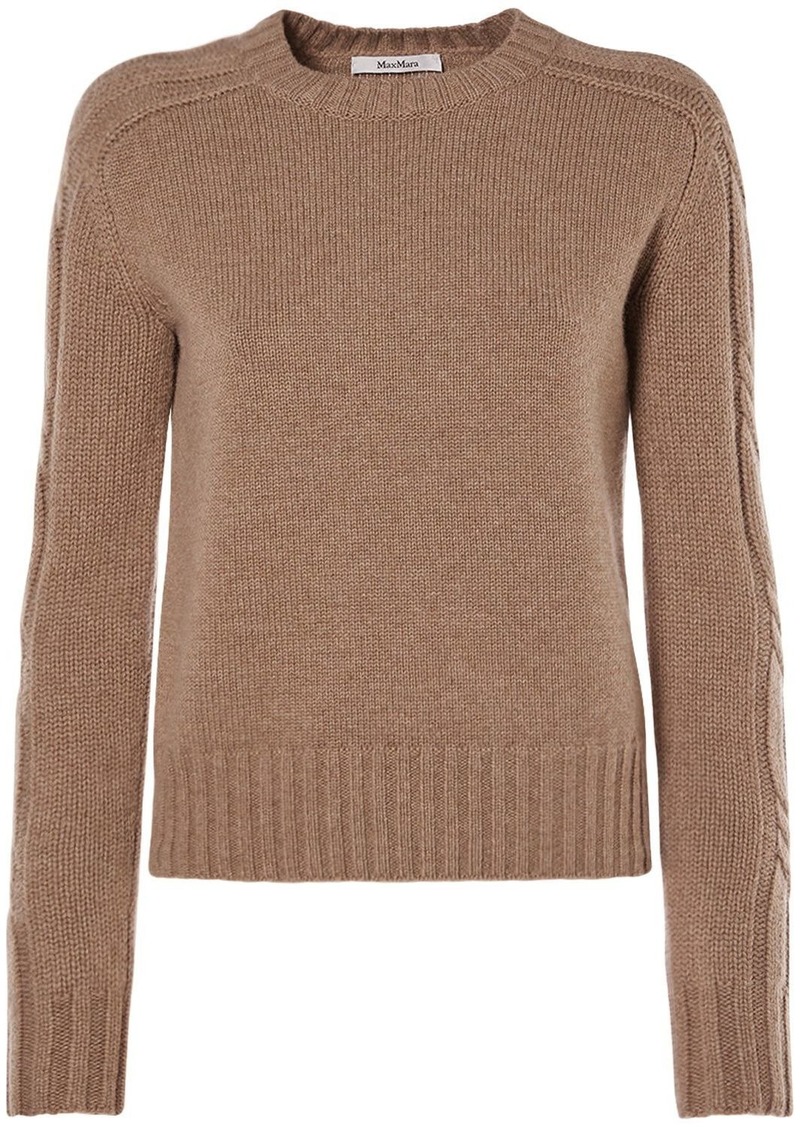 Max Mara Berlina Cashmere Side Braid Sweater