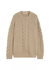 Max Mara Cable-Knit Oversize Sweater