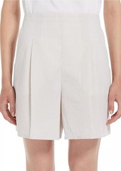 Max Mara Canale Striped Cotton Shorts