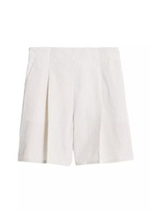 Max Mara Canale Striped Cotton Shorts