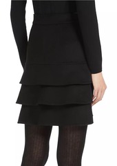 Max Mara Caro Layered Miniskirt