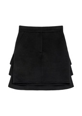 Max Mara Caro Layered Miniskirt