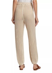 Max Mara Cecina Crochet Jogger Pants