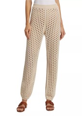 Max Mara Cecina Crochet Jogger Pants