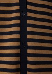 Max Mara Corolla Striped Wool Knit Cardigan