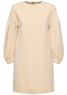 Max Mara Cotton Jersey Mini Dress W/ Drawstring