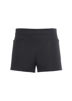 Max Mara Cotton Twill Mini Shorts