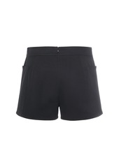 Max Mara Cotton Twill Mini Shorts