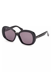 Max Mara D107 55MM Round Sunglasses