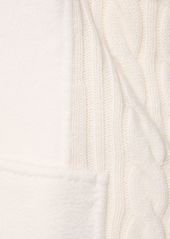 Max Mara Dalida Cable Knit Wool & Cashmere Jacket