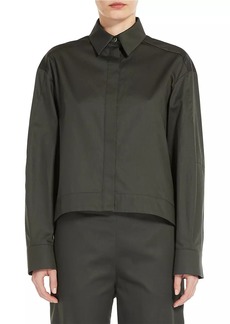 Max Mara Dandy Cotton Button-Front Shirt