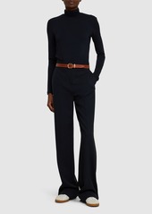 Max Mara Dede Stretch Viscose Turtleneck Top