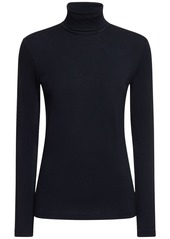 Max Mara Dede Stretch Viscose Turtleneck Top