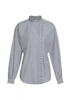 Max Mara Didy Stripe Cotton-Blend Shirt