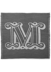 Max Mara Doroty Maxi Monogram Jacquard Silk Scarf