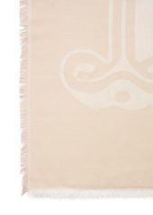 Max Mara Doroty Maxi Monogram Jacquard Silk Scarf