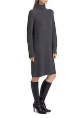 Max Mara Ebridi Wool & Cashmere Turtleneck Sweater Midi-Dress