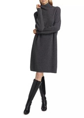 Max Mara Ebridi Wool & Cashmere Turtleneck Sweater Midi-Dress