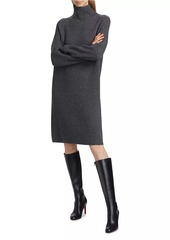 Max Mara Ebridi Wool & Cashmere Turtleneck Sweater Midi-Dress