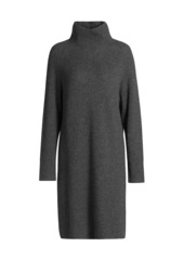 Max Mara Ebridi Wool & Cashmere Turtleneck Sweater Midi-Dress