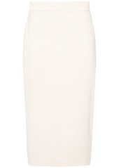 Max Mara Eden Double Cotton Canvas Midi Skirt