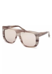 Max Mara Eileen 60MM Rectangular Sunglasses