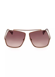 Max Mara Elsa 64MM Geometric Sunglasses