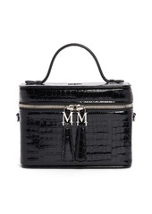 Max Mara Embossed Leather Vanity Case