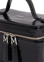 Max Mara Embossed Leather Vanity Case