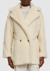 Max Mara Espero Wool Blend Double Breasted Coat