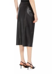 Max Mara Ethel Croc-Embossed Pencil Skirt