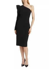 Max Mara Falda One-Shoulder Cocktail Dress